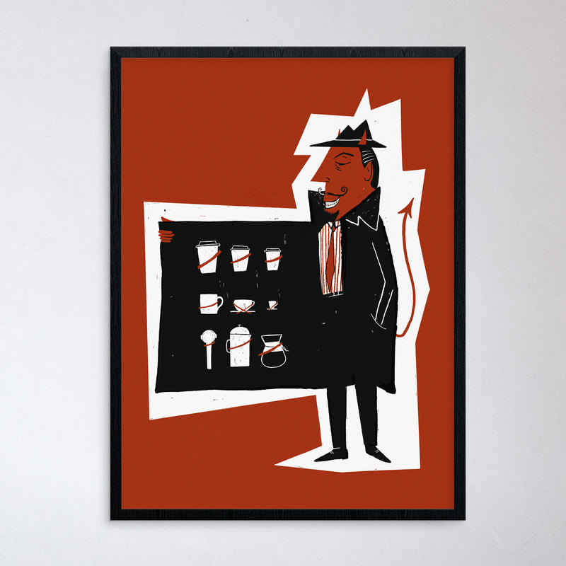 Coffee Salesman Print