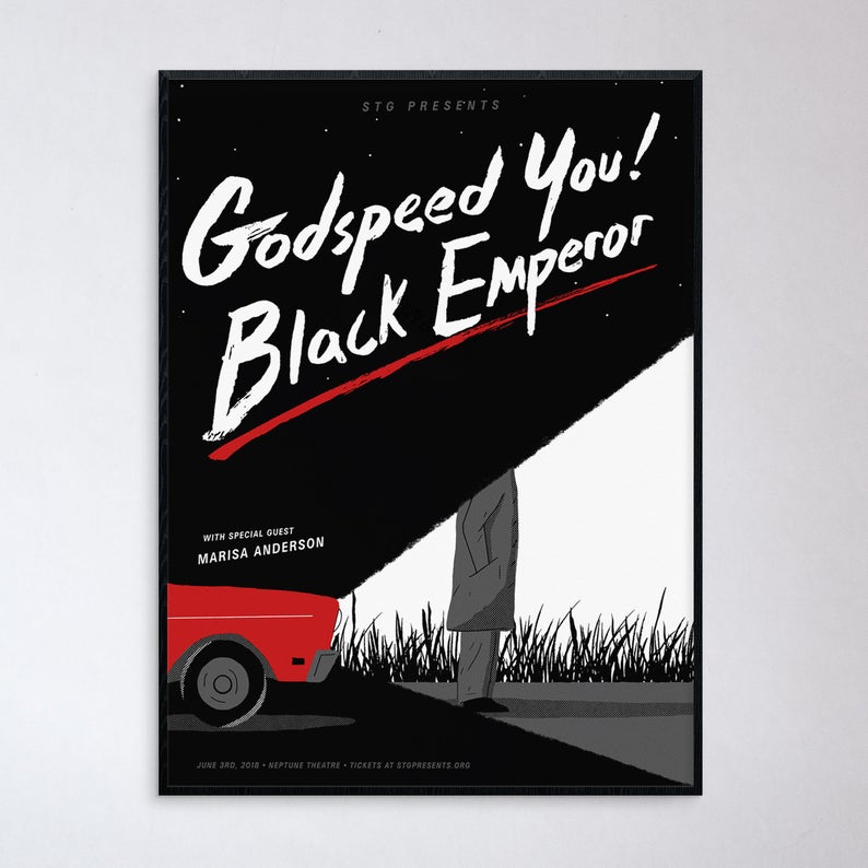 Godspeed You Black Emperor Seattle Show Poster