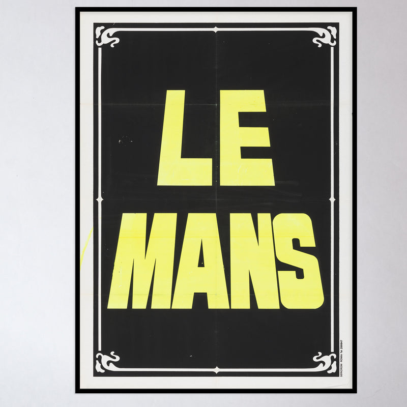 Vintage 1971 Le Mans Poster (XXL)