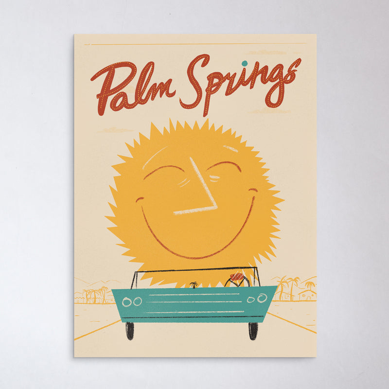 Palm Springs Travel Poster