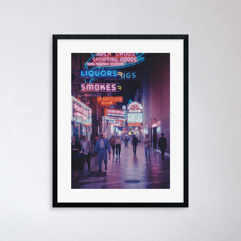 Found Kodachrome: Neon Alley Print