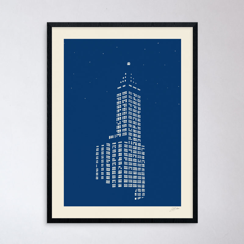 Smith Tower Print (Blue Limited Edition)