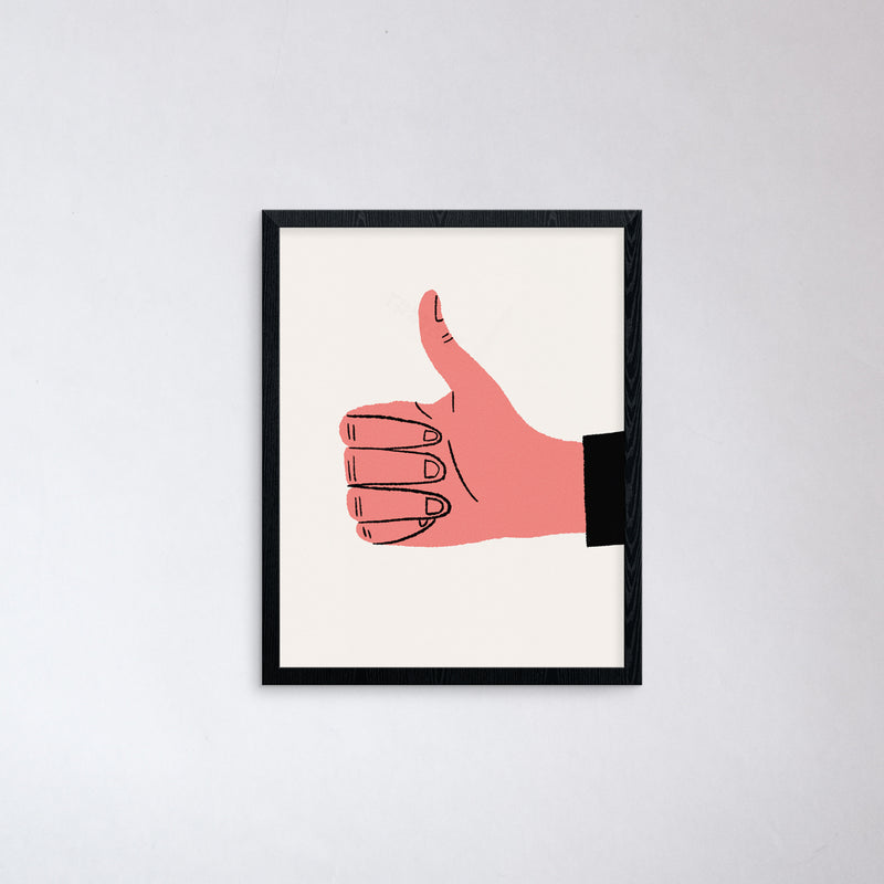 Thumbs Up/Thumbs Down Print