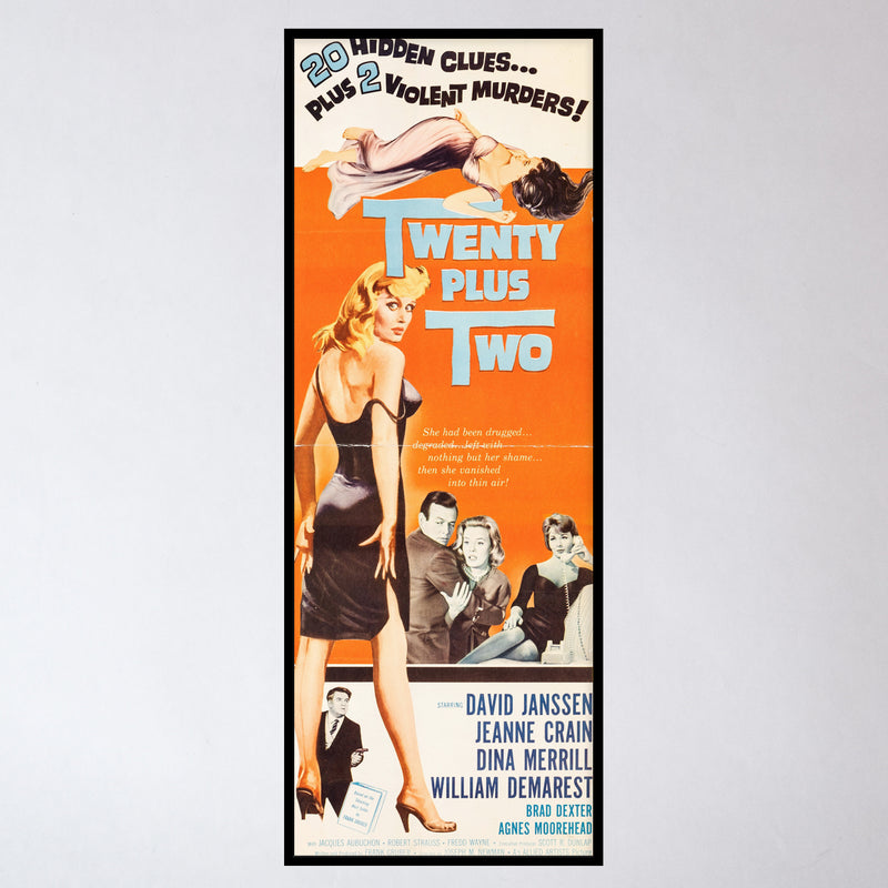 Vintage 1961 "Twenty Plus Two" Poster